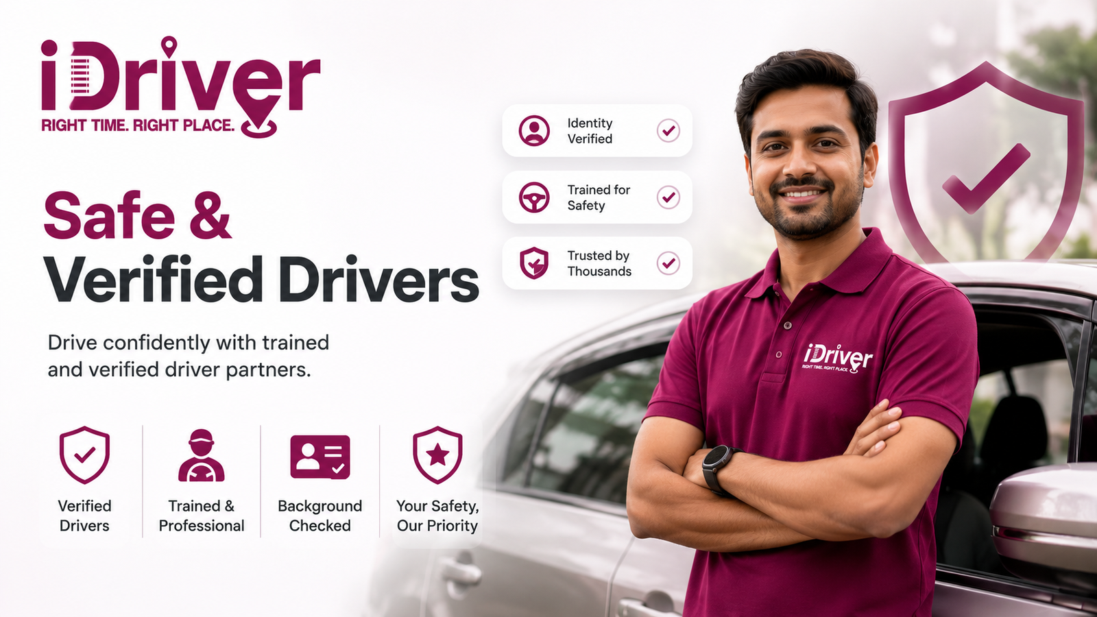 Safe & Verified Drivers